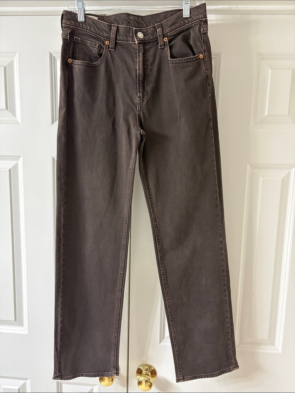 GAP 90’S LOOSE MID RISE JEANS. SIZE 26/2. BROWN COLOR. LIKE NEW!!